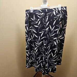 Ann Taylor Navy Blue Wide Leg Culottes